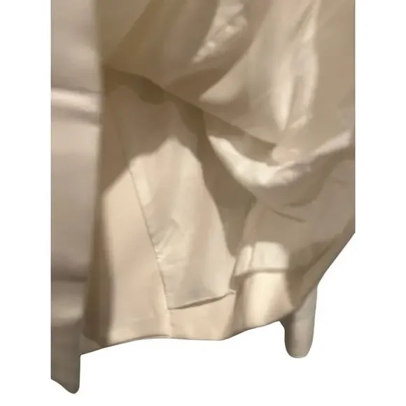 NWT L'AGENCE Kenzie White Size 6 Double Breast Blazer Jacket Office Lux Cotton